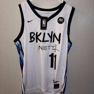 Kyrie Irving White Brooklyn Nets Jersey